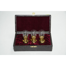 Набор Хрусталь (3 предмета) Звери ИП Зюрин (Ворсма)