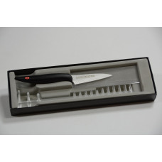 Нож фикс. Kasumi Fine Ceramic Paring Fine Japan ceramic пластик 80/200мм подставка акрил 33008