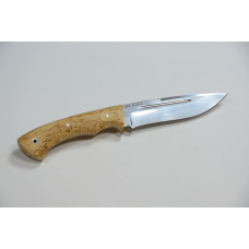 Нож фикс. Куница ст. 95Х18 (кован.)  гравир./карельская берёза 120/250мм ножны ИП Зюрин (Ворсма)